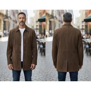 Field Gear Genuine Suede Trench Coat – Villain-Era Energy | Dark Academia‎